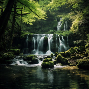 Forest Waterfall canvas